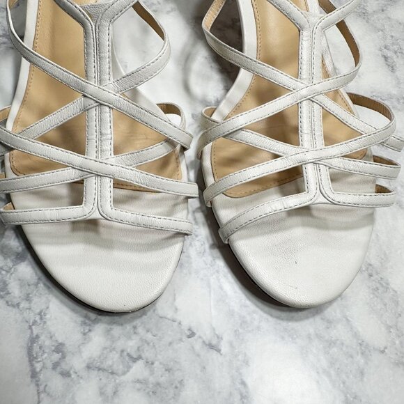 Alexandre Birman White Strappy Stiletto Sandals - Picture 5 of 11